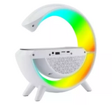 Lámpara Parlante 3 en 1 - Cargador Inalámbrico, Parlante, Radio y Luces RGB